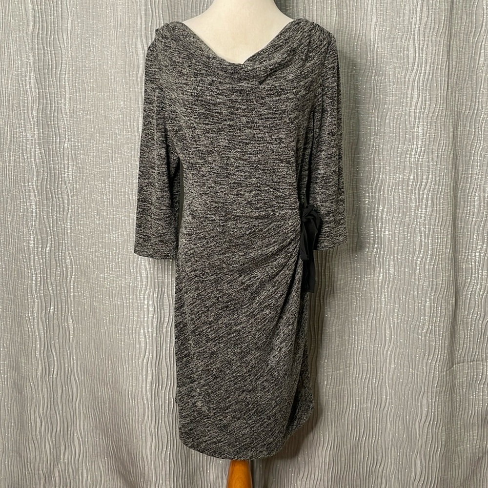 Just…Taylor cowl neck side tie dress